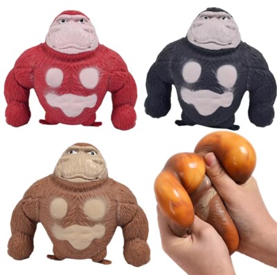 Elastic Stretchy Gorilla Squeeze Fidget Toy - Kid s Stress Relief Sensory Toy