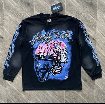 Hellstar Brain Helmet Long Sleeve T-shirt S,M,L,XL