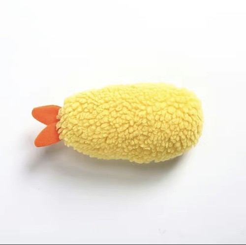 Fried Shrimp Tempura Pet Toy for Dog or Cat