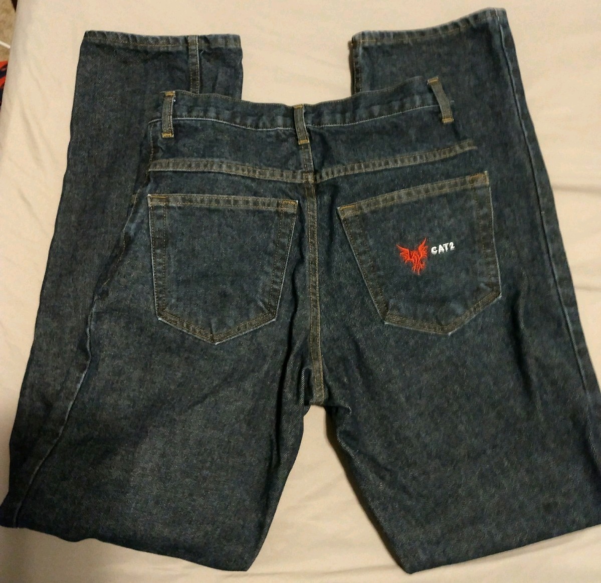 2 pair DRIFIRE Men's 30x32 Flame Resistant Cat 2 OSHA 1910 Dark Wash Work Jeans