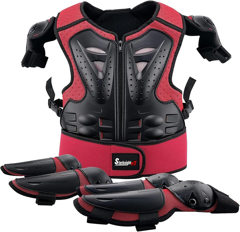 Kids Motorcycle Armor Suit Dirt Bike Gear Riding Protective Chest Spine Back Pro