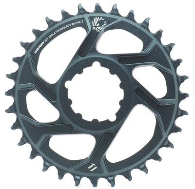 Sram AXS XX1 Eagle 12s DM 32T Chainring 6mm Offset Lunar Grey