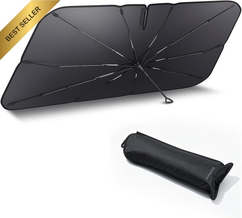 Car Windshield Sun Shade Umbrella 145X85Cm Foldable