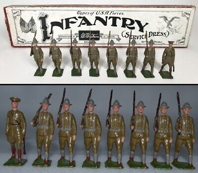 Britains Pre-War Set 227 U.S.A. Infantry Service Dress **AA-10832**