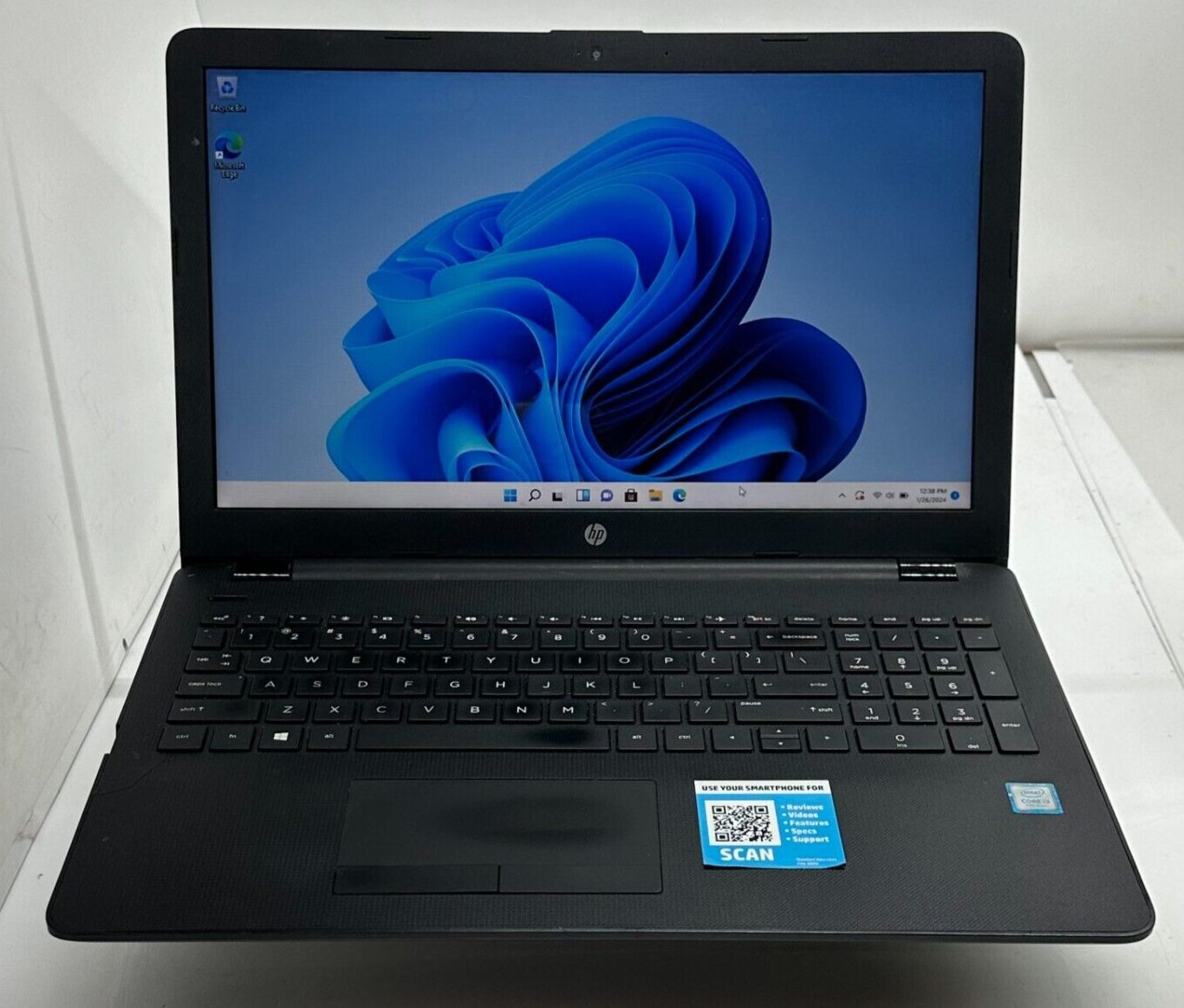 HP NOTEBOOK 15-BS013DX CORE I3-7100U @ 2.40GHz 8GB RAM 500GB