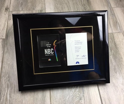 NBC Crystal Employee Award #1 4th Year In A Row 1998 - 1999 Season Glass Rare