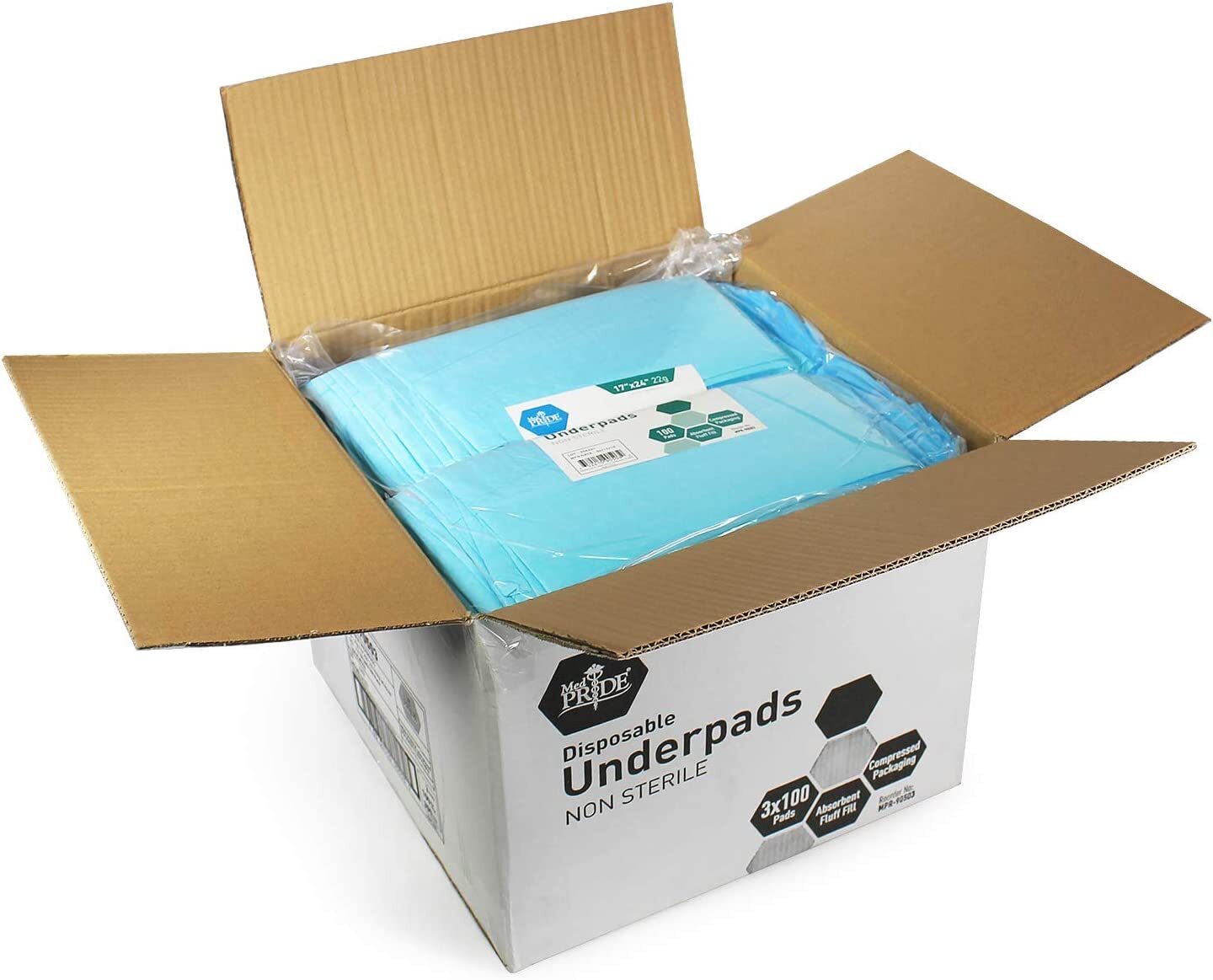 Pad Chux Dog Medpride Disposable Underpads Bed