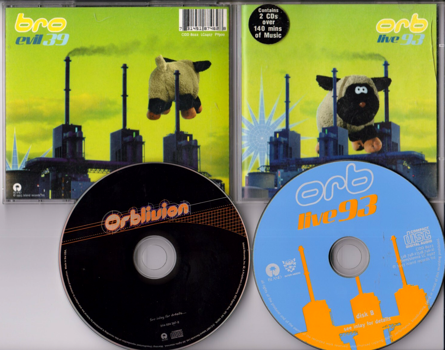 洋楽 The Orb - Adventures Beyond the Call of ORB Live / Oblivion / Beyond Adventures / [IMPORT] 5 CD LIKE