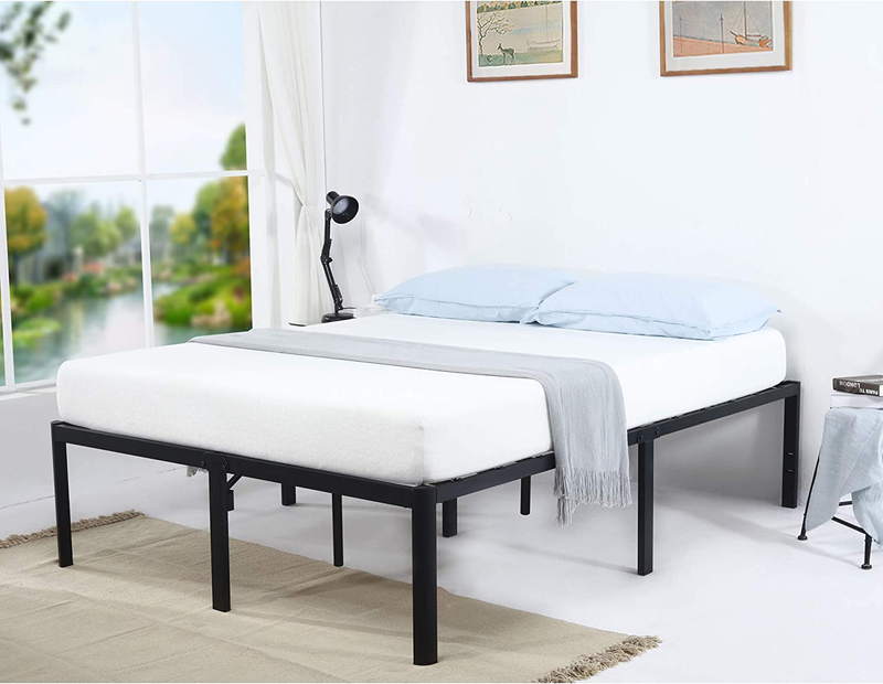 18 Inch Tall V1406 Up-Support Deluxe Metal Slat Bed Frame (Full)