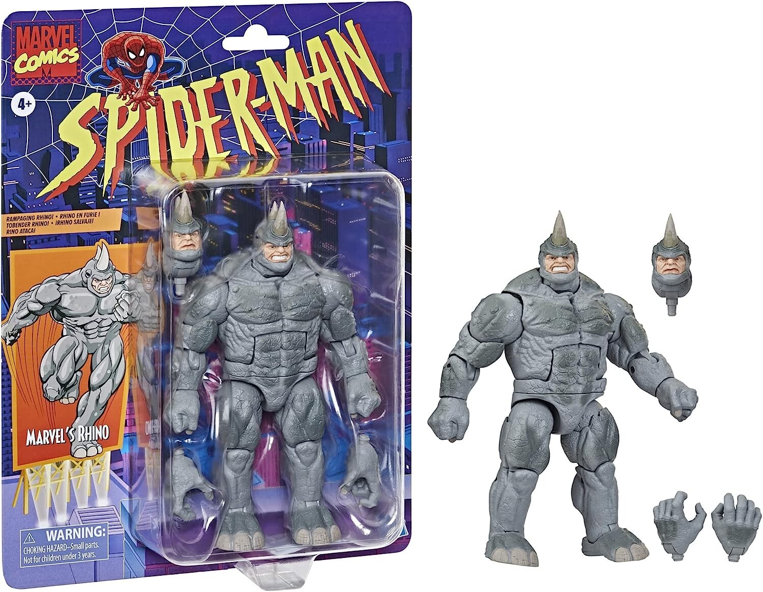 MARVEL LEGENDS Spider-Man Marvel's Rhino Retro Collection