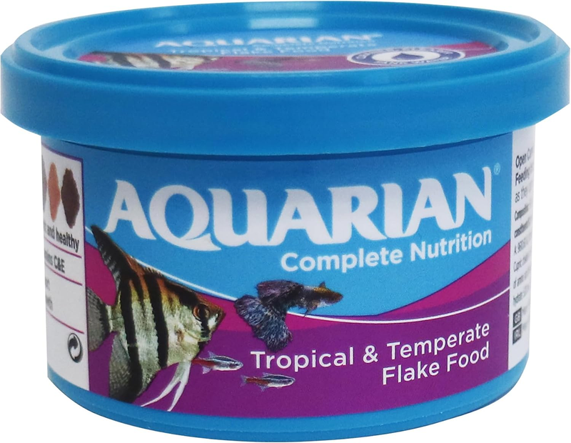Complete Nutrition, Aquarium Tropical & Temperate Fish Food Flakes, 50G Containe
