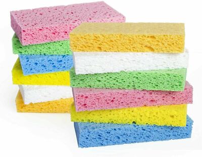 Magic Sponge Eraser Medium Cellulose Kitchen Sponge Heavy Duty Scrub Sponges