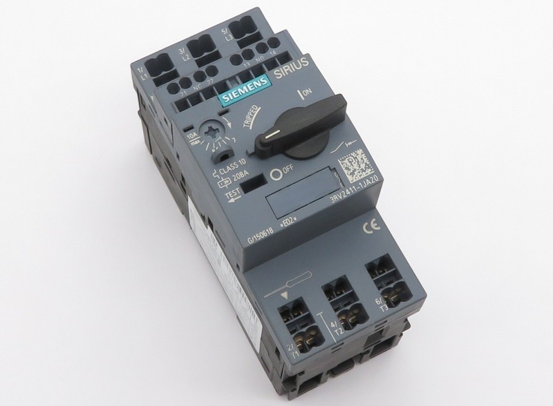 Siemens 3rv2411-1ja20 Leistungsschalter FÃ¼R Trafoschutz 7-10a + 3rv2901-2e 1s+1Ã