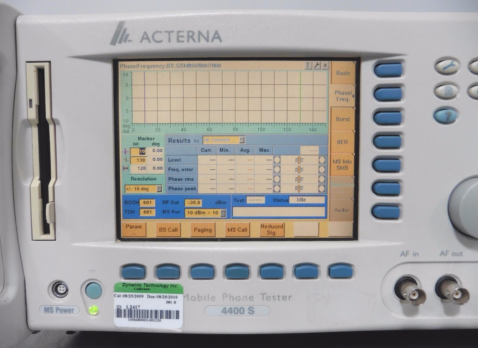 C138020 Acterna will'tek 4400S / 4403 Mobile Phone Tester (GSM, GPRS, EDGE)