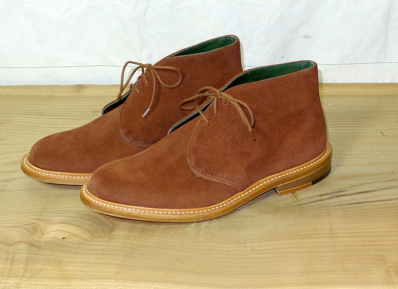 Pre-owned Tricker's Trickers Men's S Highland Fox Repello Suede Chukka Boot (see Sizes)