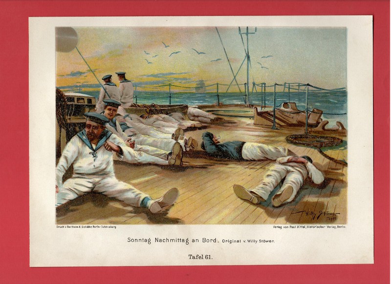 Sonntag-Nachmittag An Bord (1908) – [Drh-037]