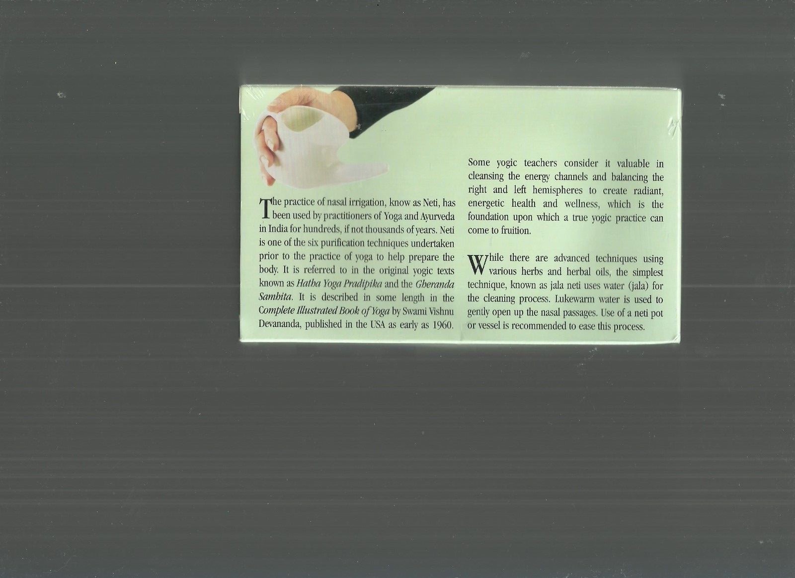 BANYAN BOTANICALS NASAL RINSE CUP NEW AND SEALED