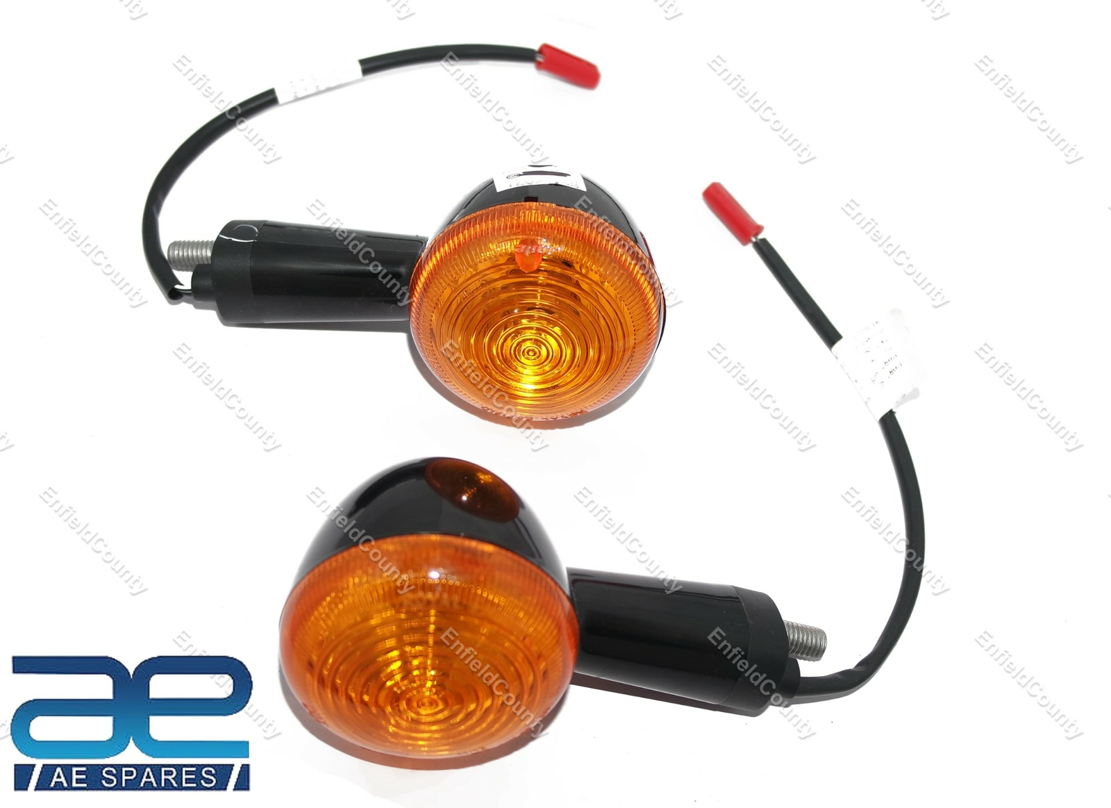 For Royal Enfield Meteor 350cc Trafficator Indicator Assembly With Bulb Pair 