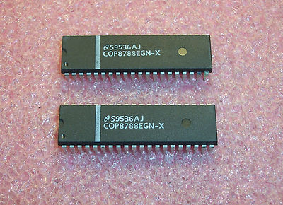 QTY (9) COP8788EGN-X NSC 40 PIN DIP 8-bit MICROCONTROLLER NOS 1 TUBE