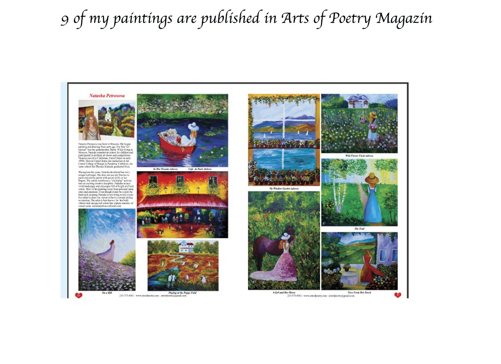 MY LA cityscape  Natasha Petrosova Original  oil Painting Impressionism 537