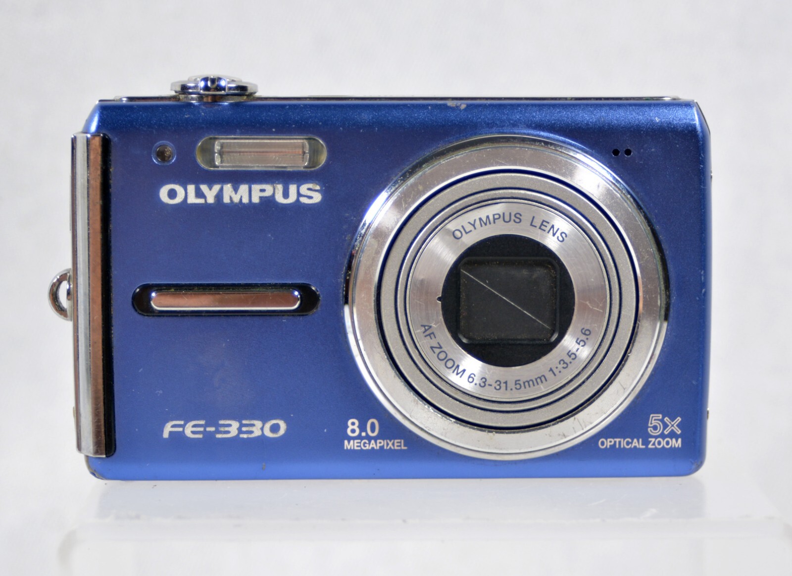 OLYMPUS FE-150 コンパクトデジタルカメラ シルバー バッテリー付 動作