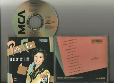 Patsy Cline 16 Greatest Hits CD MCA Walkin' After Midnight Crazy I Fall to Piece