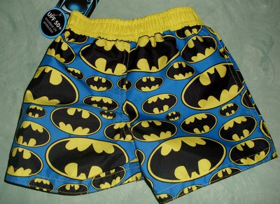 Batman Swim Trunks Swimsuit Boys 0-3M New NWT UPF 50+