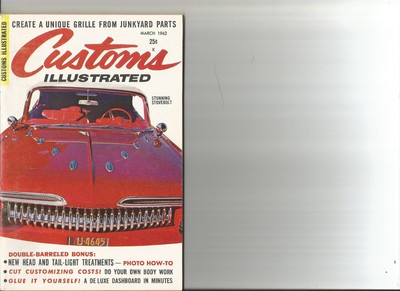 Customs Illustrated March 1962-Starbird '47 Cadillac-AMT Window Lift Electric 