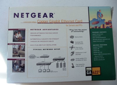 Netgear GA622T 100/1000Mbps Copper Gigabit Ethernet Card
