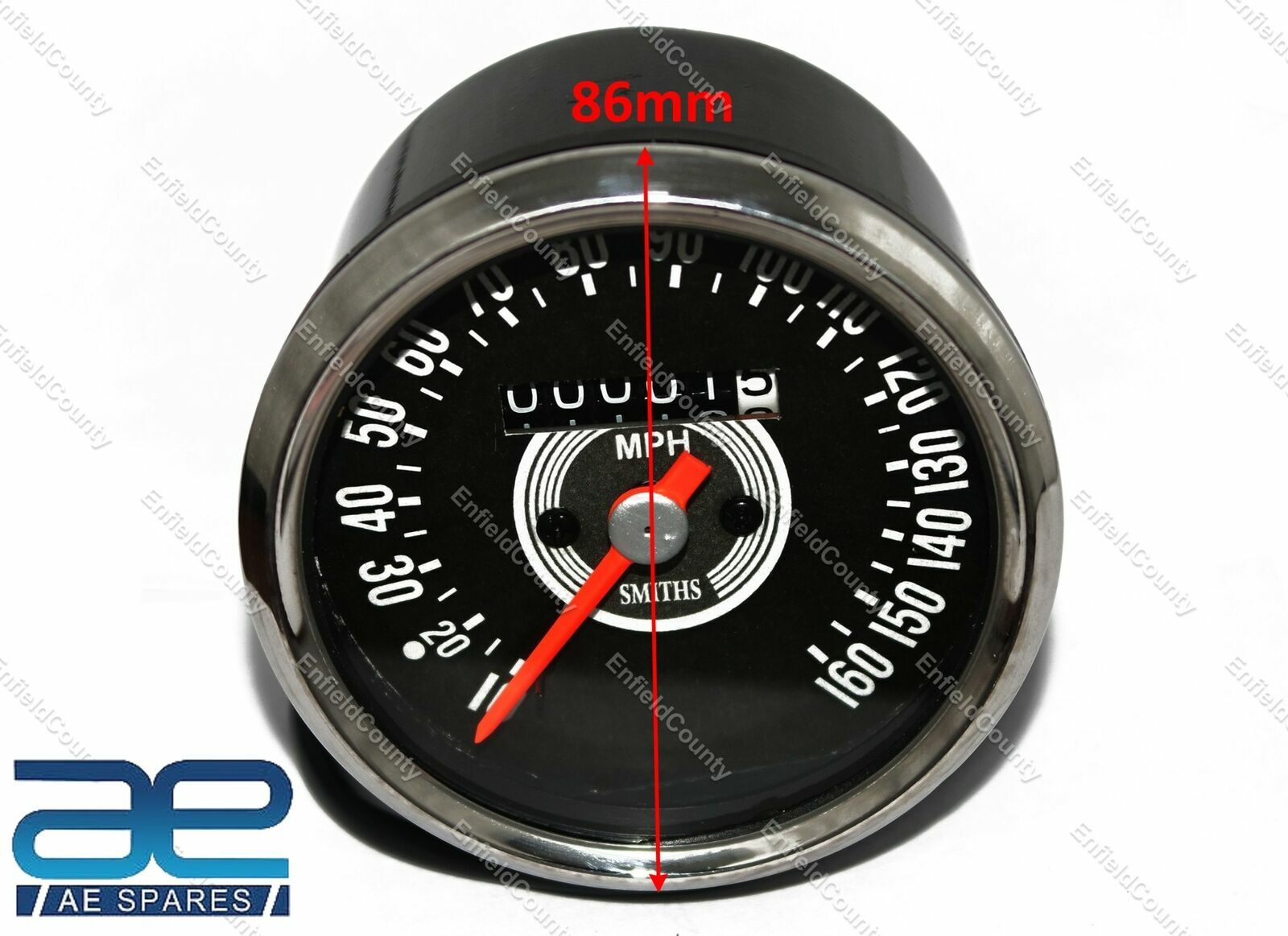 Smiths Replica 160 MPH Speedometer For Norton Triumph BSA Motorbikes