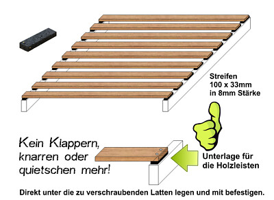 WOMO Camper VAN Ausbau Bett Lattenrost selber bauen