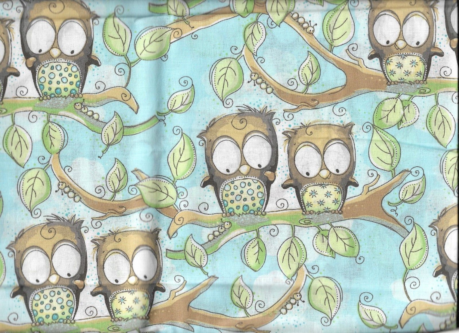 1 yard assorted EOBs novelty print fabric