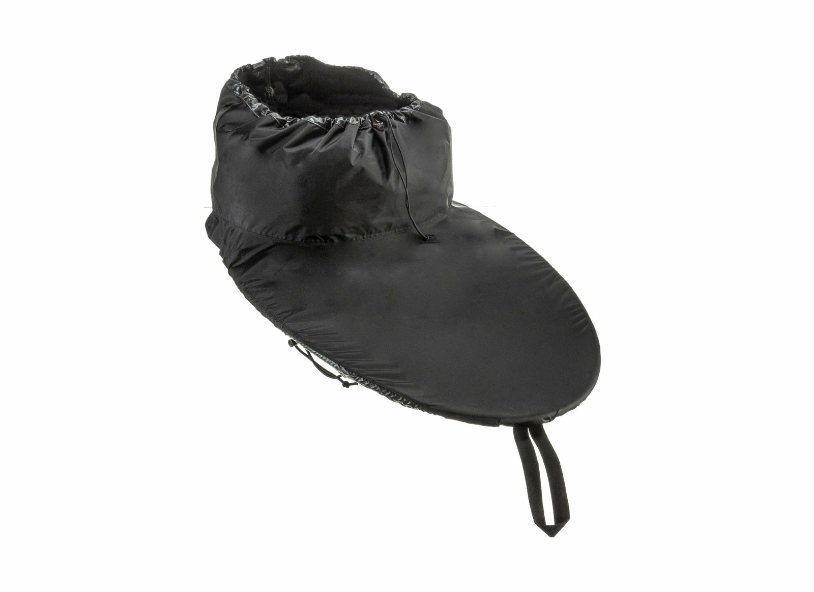Nylon Spray Skirt With Mesh Storage Bag, Black