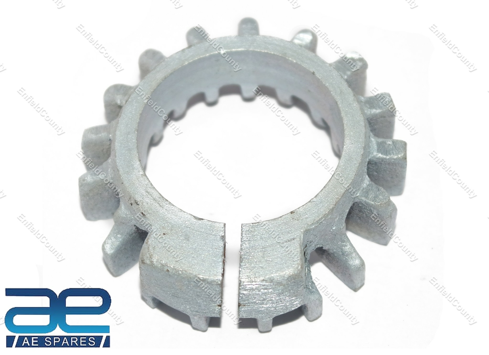 For Triumph 500 650cc Exhaust Finned Clip Cooling Fin Clamp Push Over 1 3/4"  