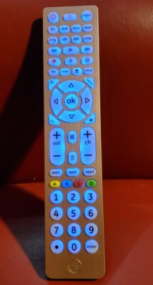 GE Universal 8 Device Remote Control Backlit  Device Rose Gold