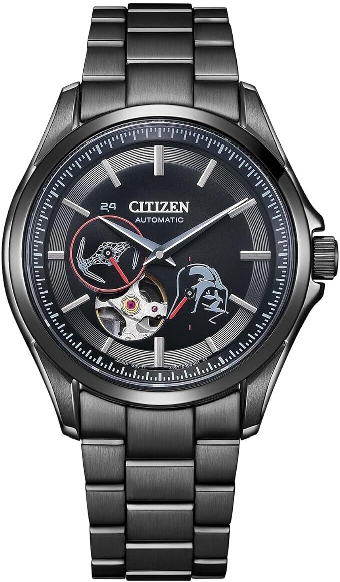 Pre-owned Citizen Np1015-66e Collection Darth Vader Limited Edition Automatic Men Watch