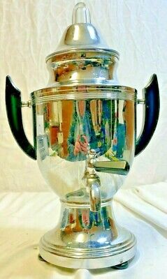Farberware Coffee Pot Percolator Urn No 40 USA Complete Works Art Deco VTG