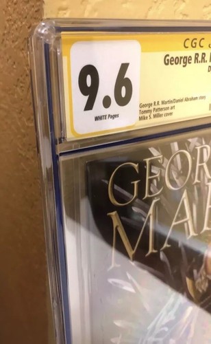 A GAME OF THRONES #18 CGC 9.6 SIGNED BY JACK GLEESON (Joffrey)