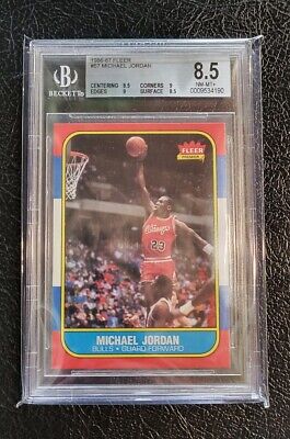 1986 Fleer Michael Jordan #57 BGS 8.5 Rookie RC