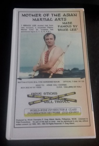 VHS Fear No Man on Earth Master the Deadly Skills of Kali and Pencak Silat Jafri