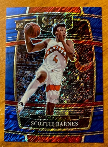 2021-22 Panini Select Scottie Barnes Blue Shimmer Prizm