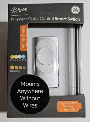 GE Cync Wireless 3-Way Dimmer Smart Switch White 93120079