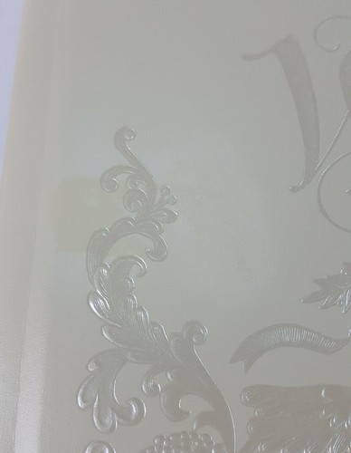 New Ornate Vintage 1987 Ivory Hallmark Our Wedding Keepsake Album