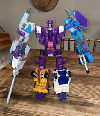 Transformers Combiner Wars Galvatronus Complete Set Lot Power of the Primes
