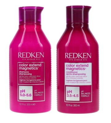 Combo Shampoo & Conditioner  Redken Extend Magnetics For Colored Hair 300ml 10oz