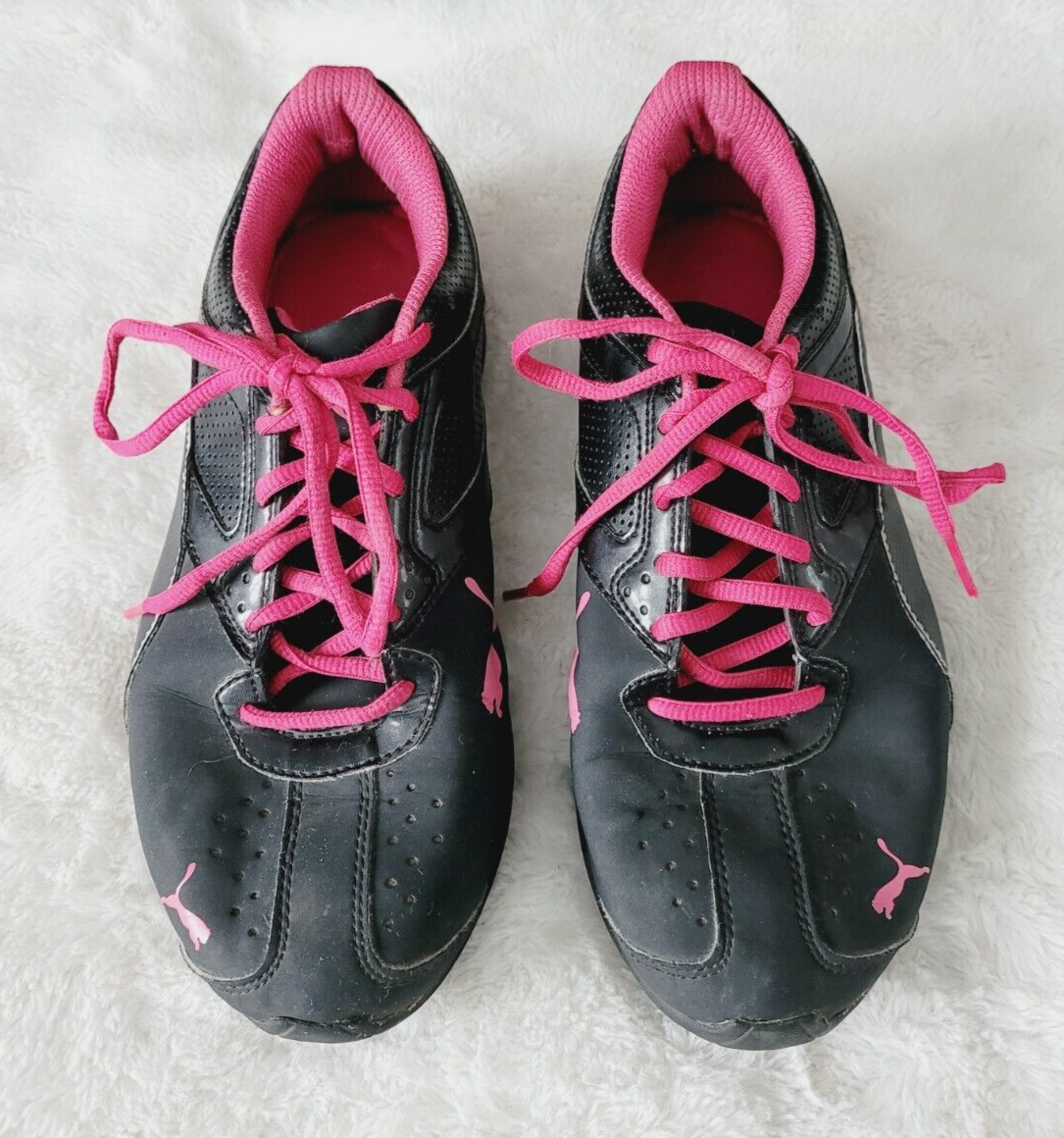 Puma Womens Tazon 6 189877 02 Black Pink Size 9.5 Running