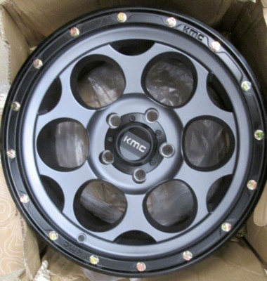 KMC-KM541 DIRTY HARRY RIM-17X8.5J 5x5 00-SATIN GRAY WITH BLK LIP-QCT1631785