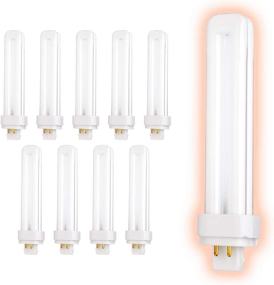26 Watt CFL Light Bulbs 4 Pin G24Q 3 Base 4100K Cool White 26W High Output 1
