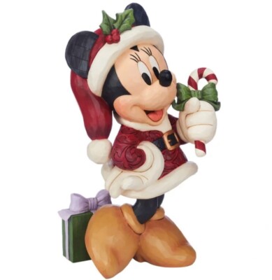17  Disney Minnie  Mouse Holiday Statue by Jim Shore