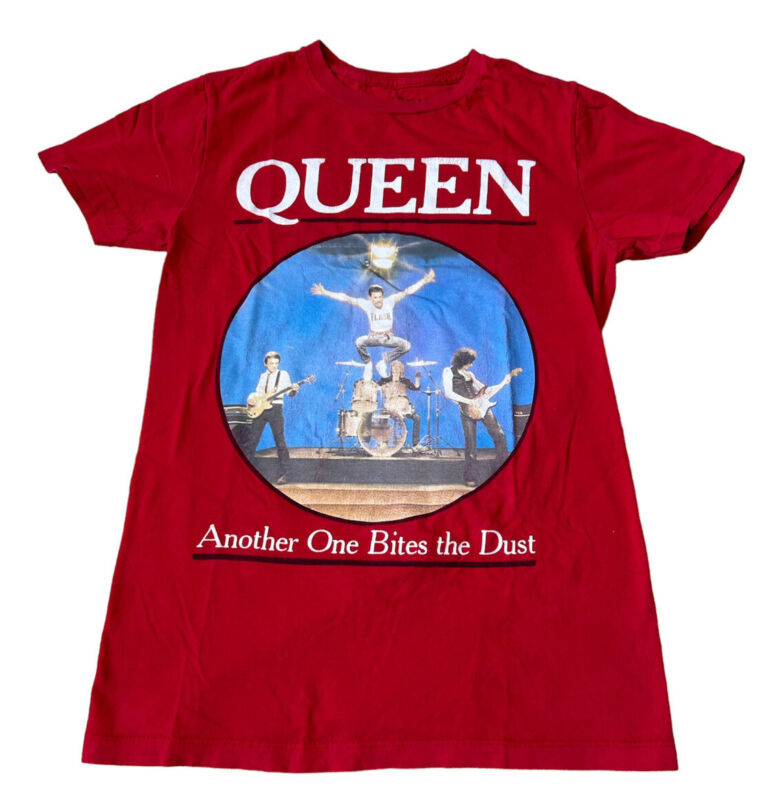 OFFICIAL Queen Another One Bites The Dust  Music 70s 80s T-Shirt Sz Extra-Small